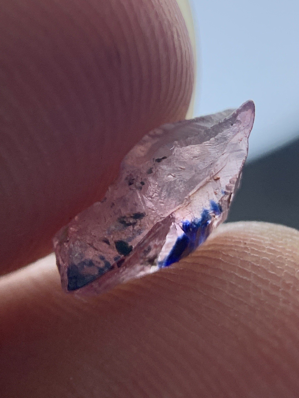 1.46 Crts Extremely Rare Stunning Facet Grade Pink & Blue Winza Sapphire @winza