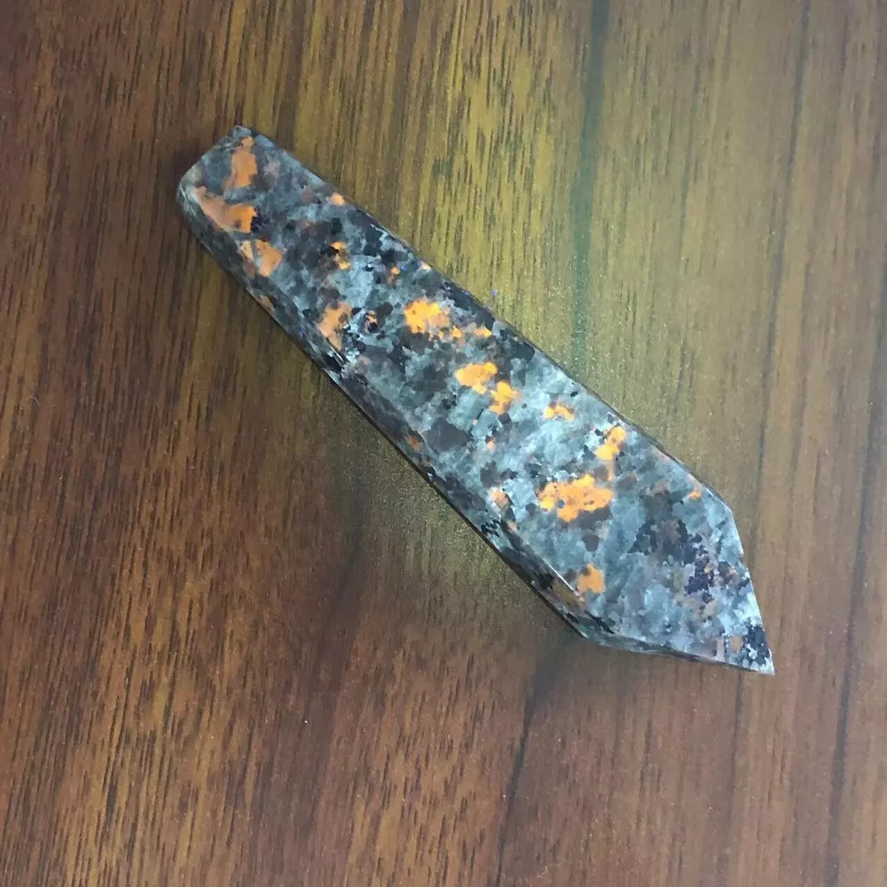 1pc Natural Yooperite Smoking Pipe Quartz Crystal Point Obelisk Wand Reiki gift