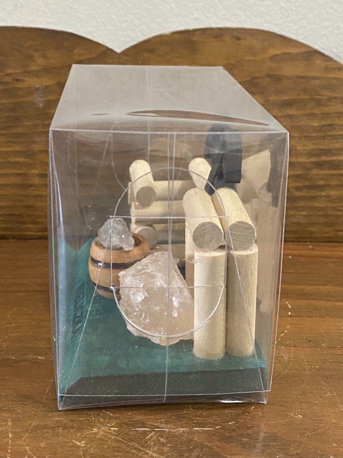 POLAND SALT MINES WIELICZKA Souvenir wooden tools Bucket Hand Made Rare