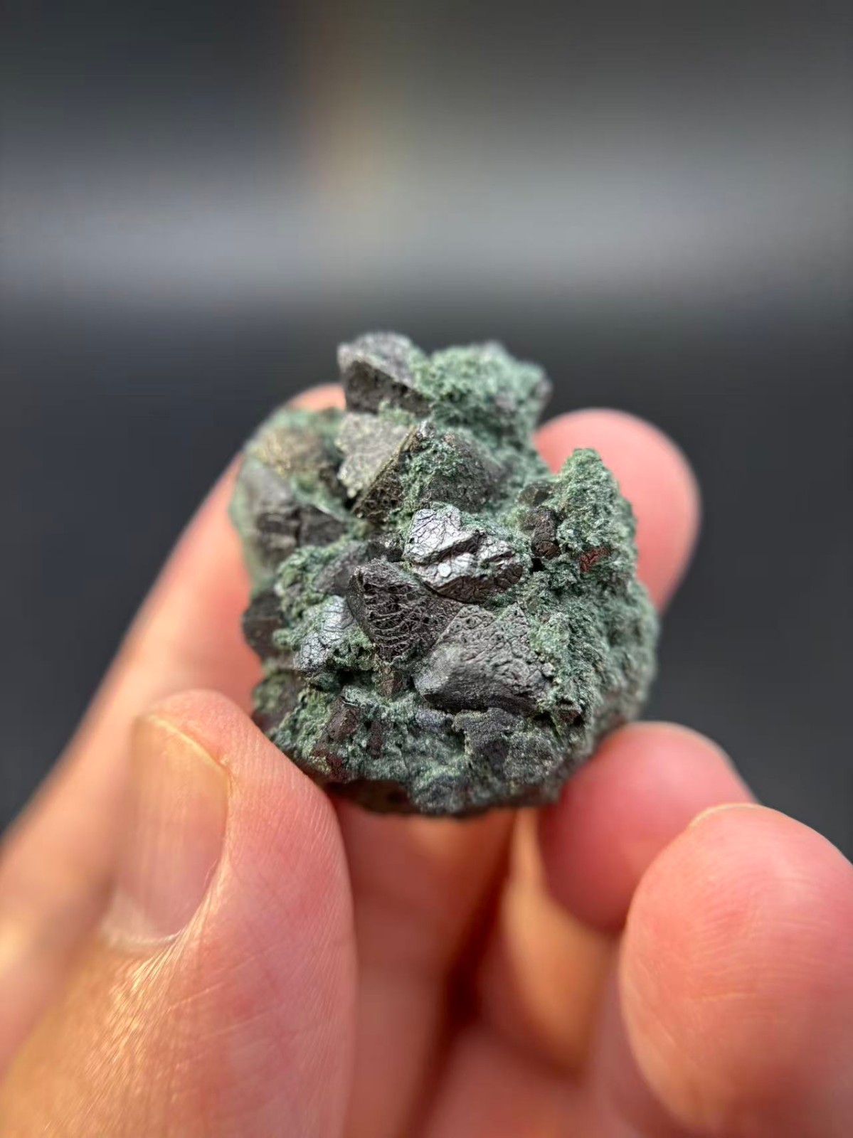 34g Magnetite From Huanggangliang Mine Inner Mongolia China