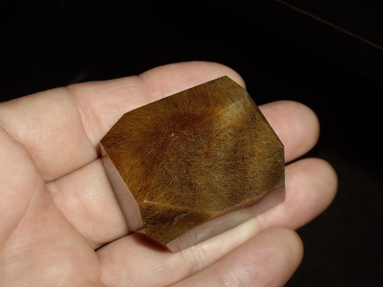 Fantastic Sagenite Agate Polished Freeform w/ Unknown Fibrous Inclusions 91.2g