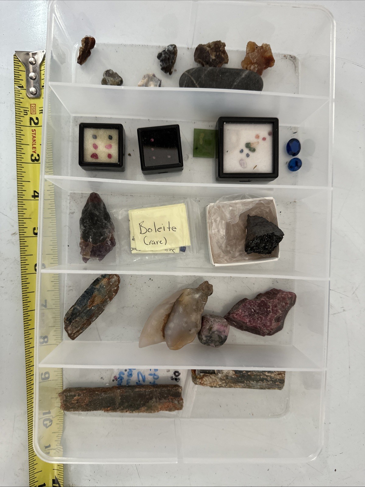 Large 20+ Pc Mineral Crystal Gem Lot Ruby Zoisite Kyanite Agate Faceted Gems
