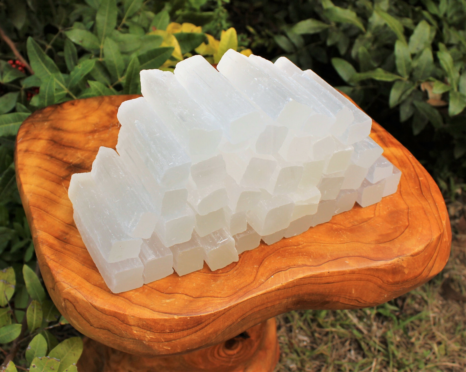1/2 lb Bulk Wholesale Lot 2.5″ – 3″ Selenite Logs Crystal Sticks Wand Blade 8 oz