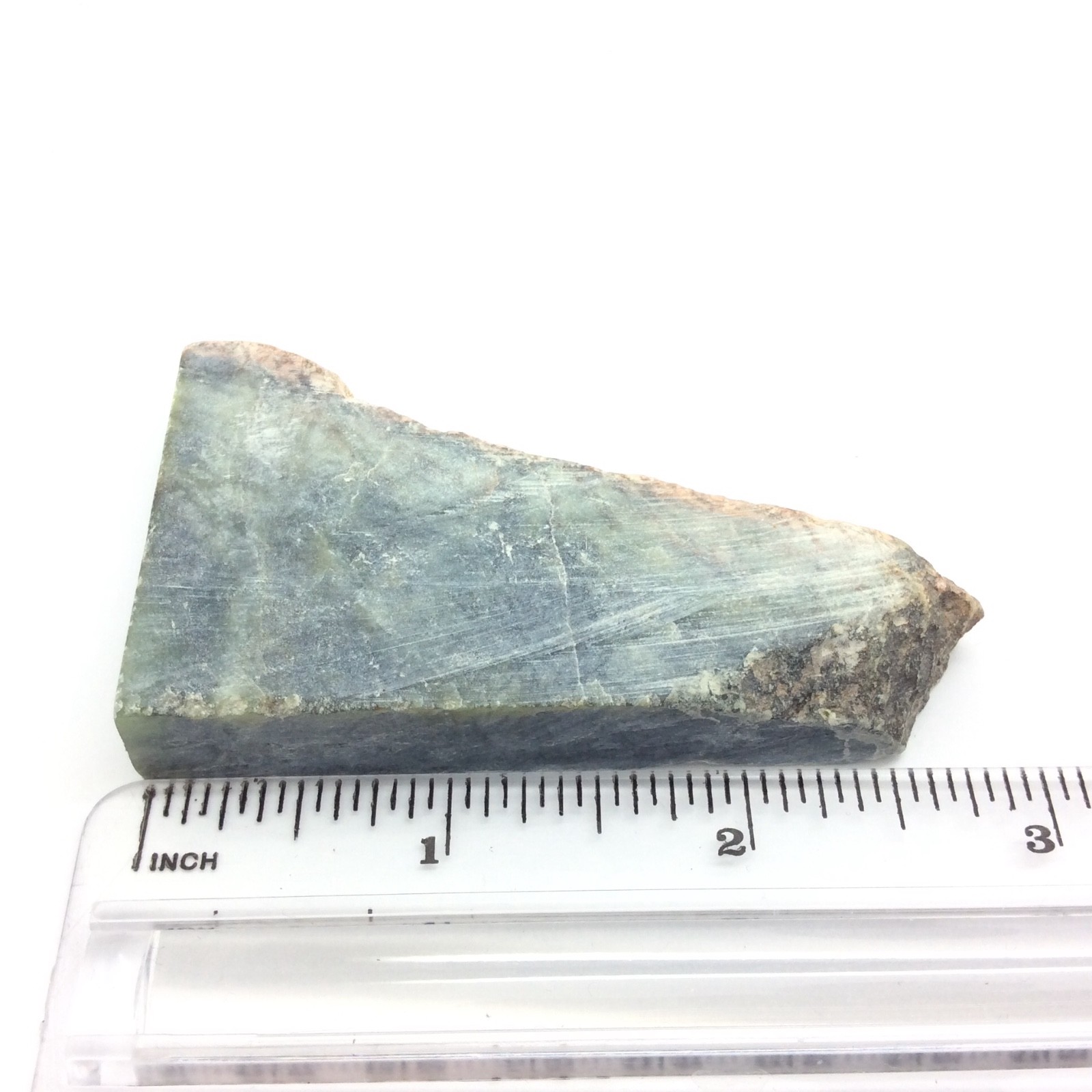 Siberian Jade Slab Green Nephrite Jade Lapidary Stone Sayan Mountain Siberia #22