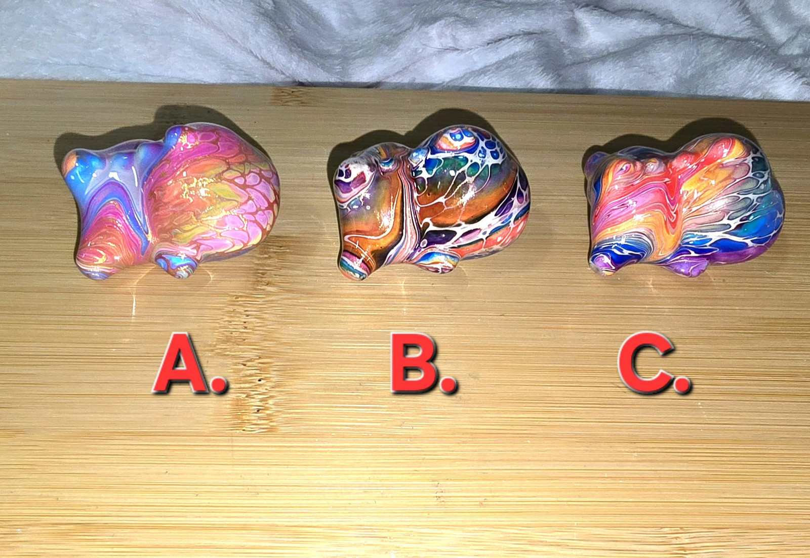 Colorful Daqi Dinosaur Dino Lacquer Painted Sandalwood