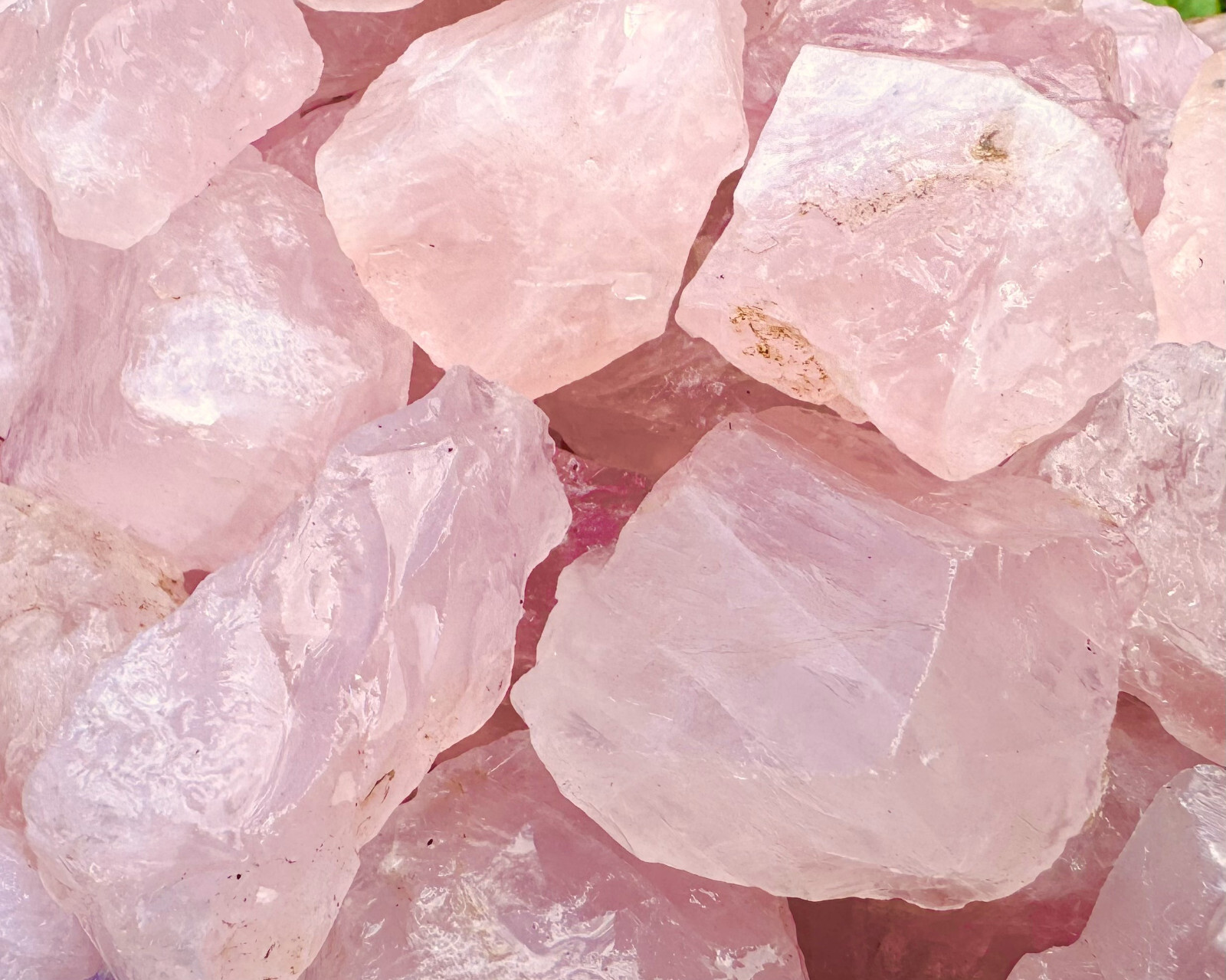 11 lb HUGE Wholesale Bulk Lot Natural Rough Rose Quartz Crystals, Raw Love Stone
