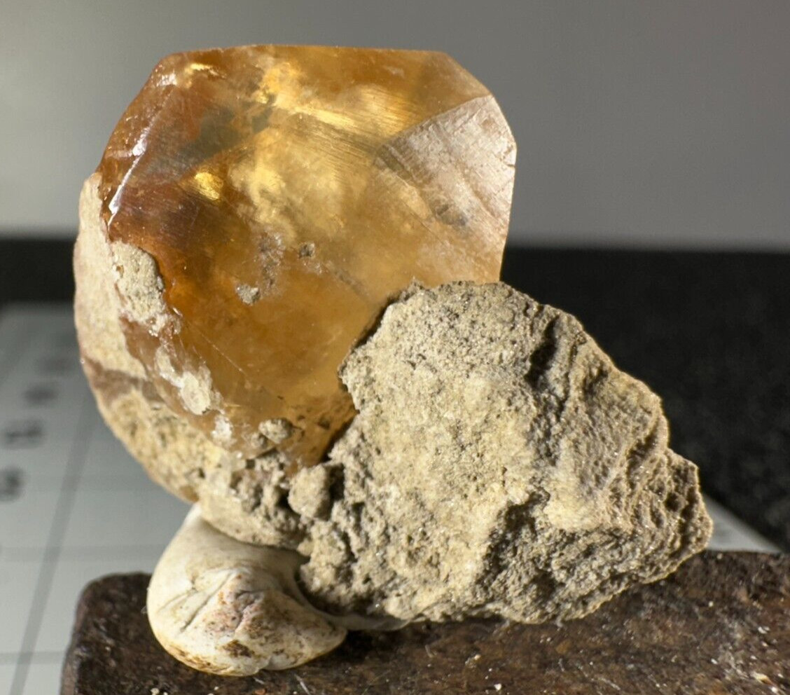 ➤1-1/4″ TWIN CALCITE CRYSTAL on Matrix -DeBolt Quarry Richmond Indiana VIDEO➤638