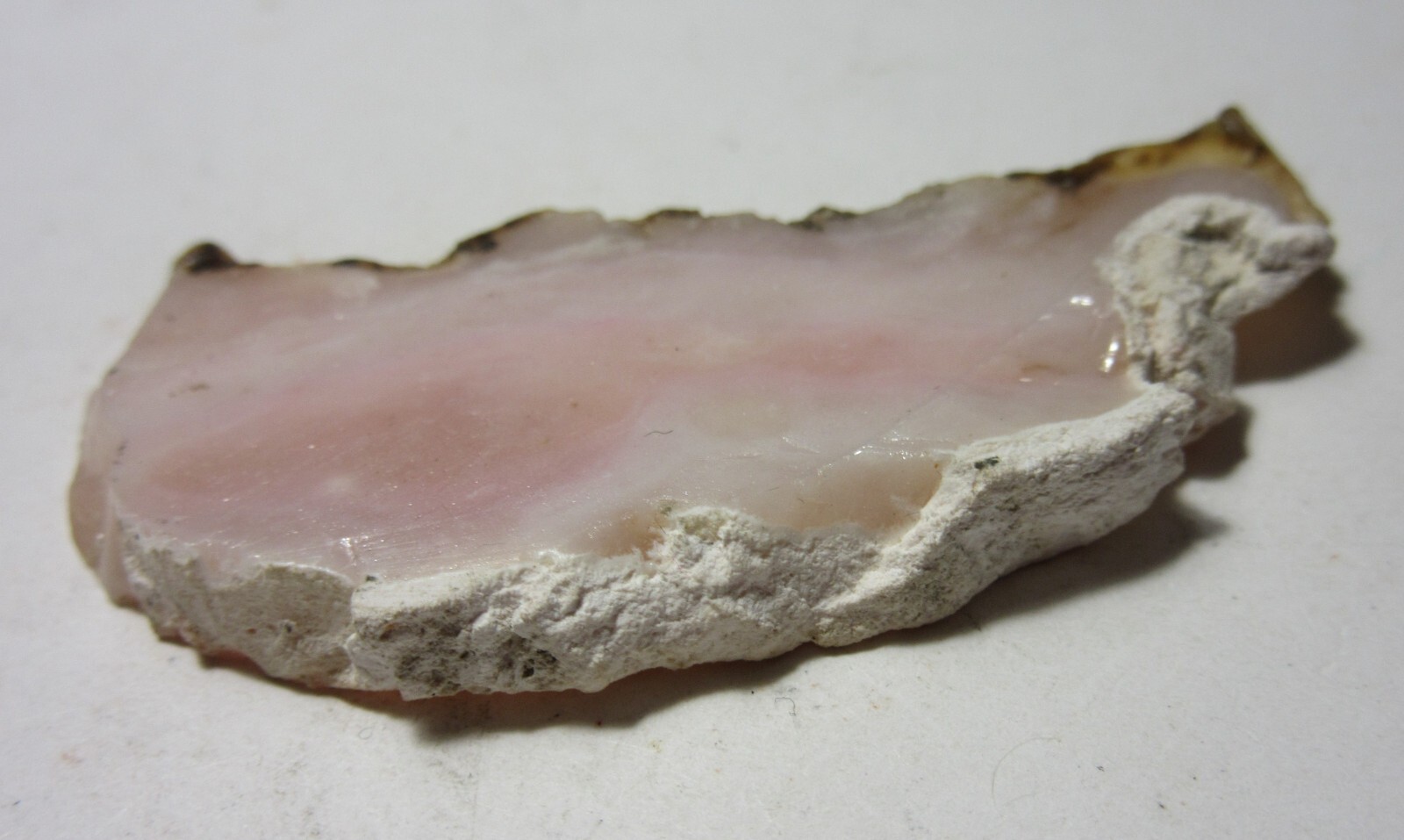 Pink Opal Mineral 2 1/8″ Slice Spencer Idaho Collectible POMSTC-3s