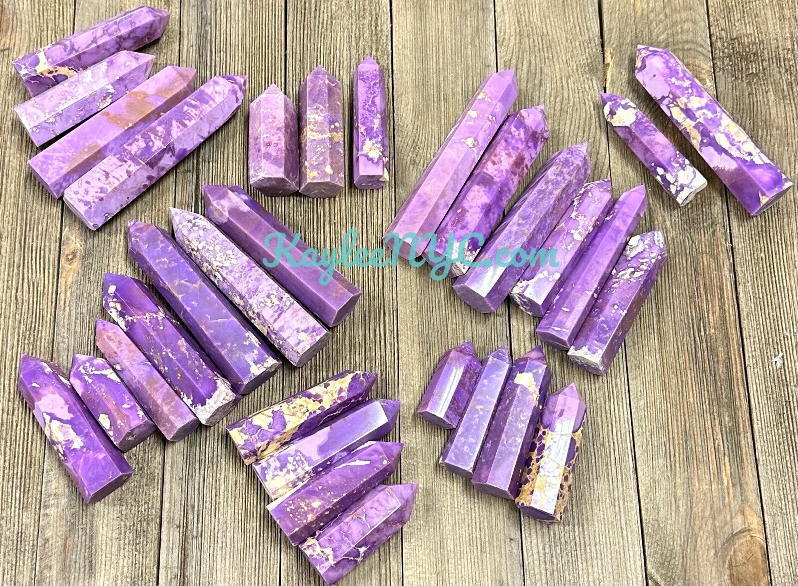 Wholesale Lot 1 Lb Natural Phosphosiderite Obelisk Tower Point Crystal