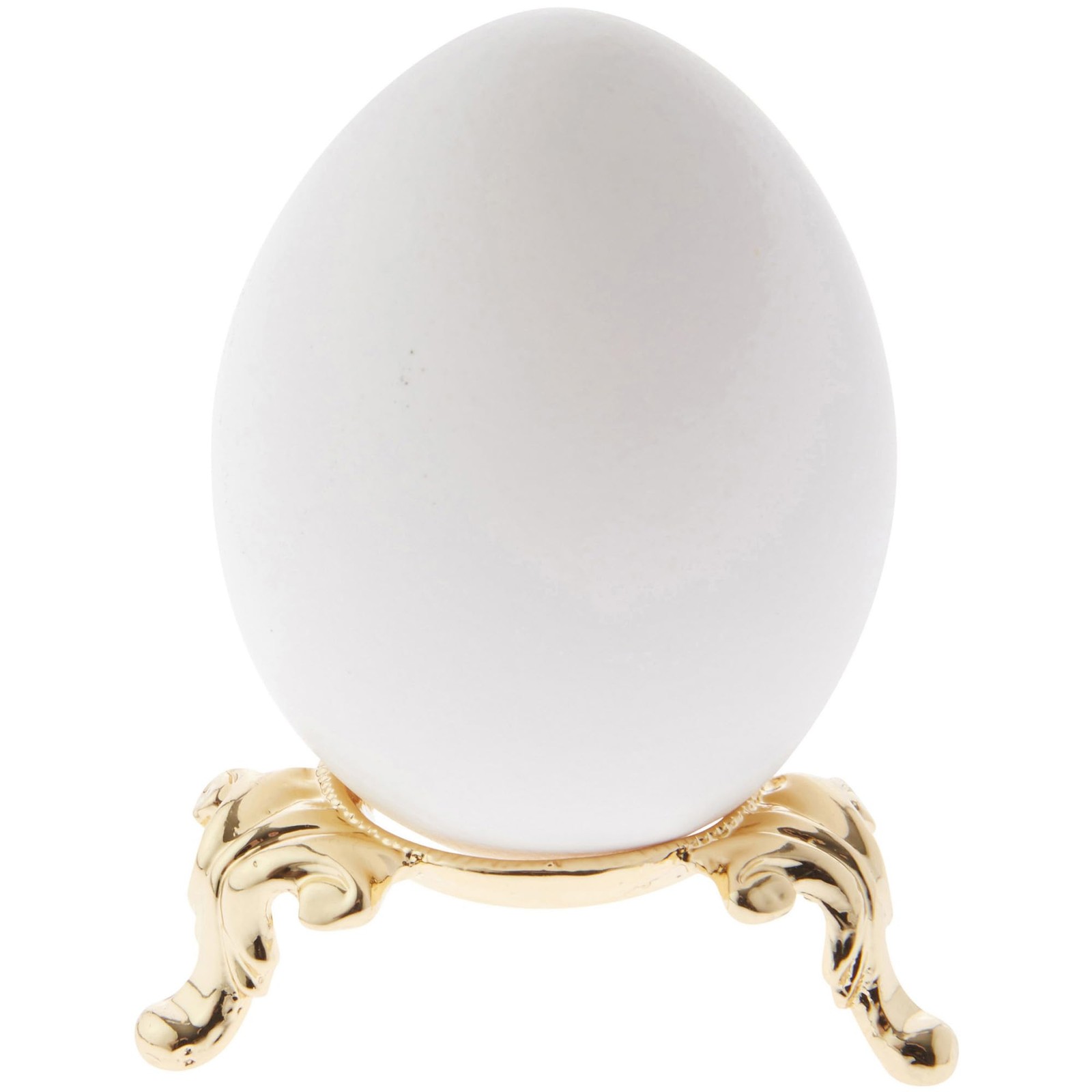 Gold-toned Egg Stand/Holder, Princess Ann, 0.875″ Diameter (Fits Hen Sized Eggs)