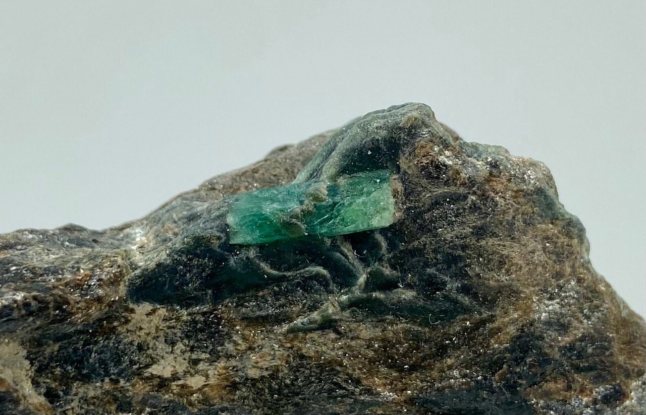 Nice Emerald Crystal: Lebachgraben, Bamberg Am Wildkogel, Saltzburg, Austria
