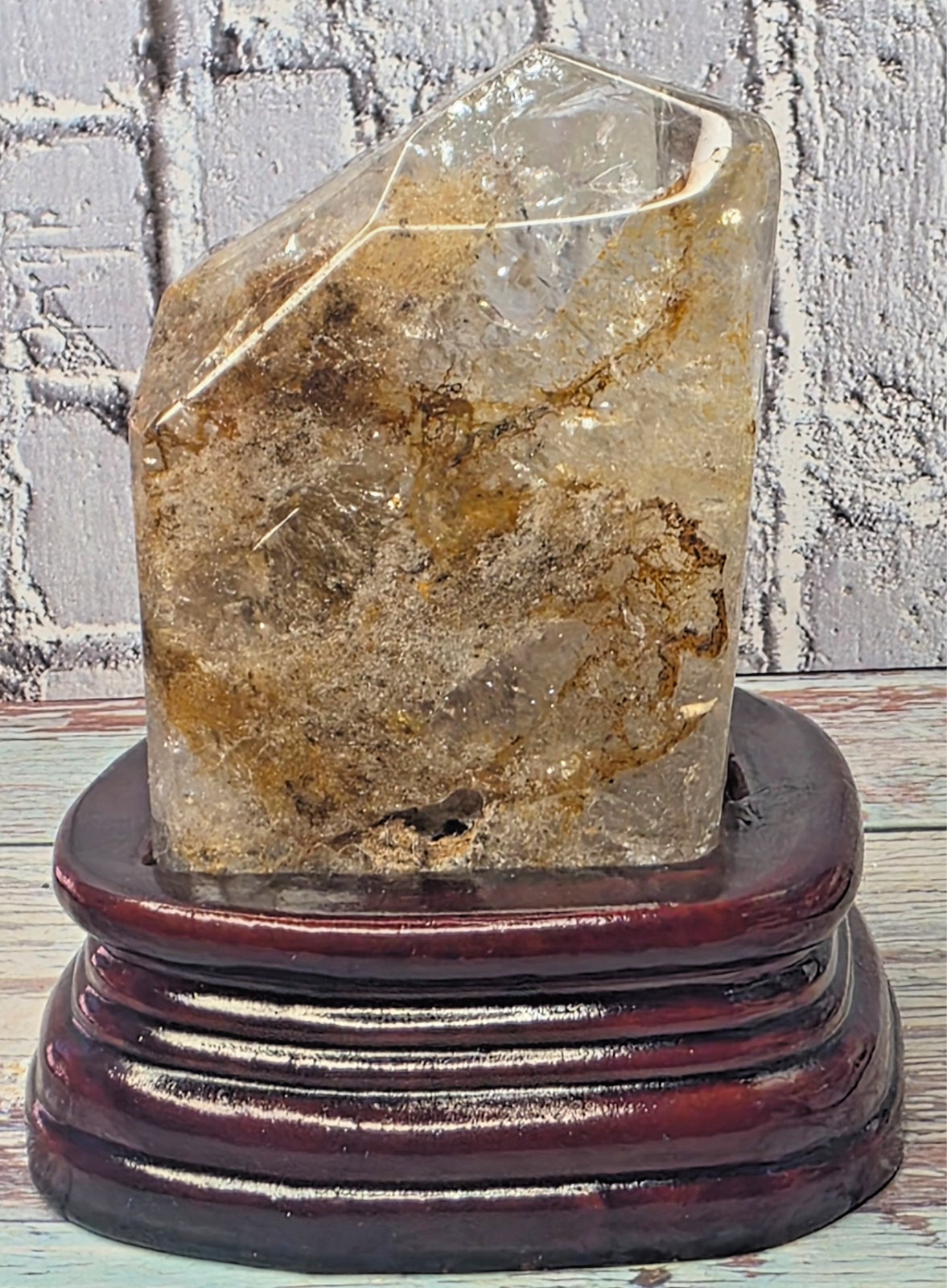 Natural Thousand Layer Garden Quartz Golden Healer Hunan China Rainbow Crystal