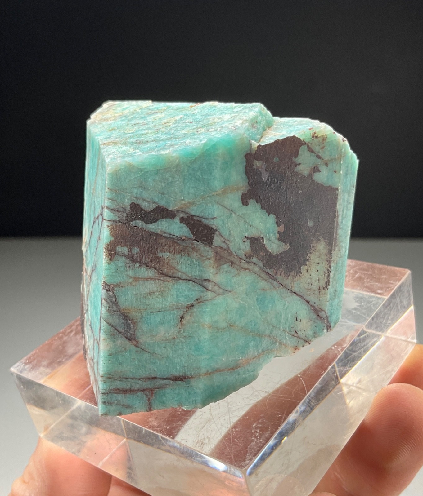 XL MICROCLINE VAR. AMAZONITE FROM LAKE GEORGE, COLORADO