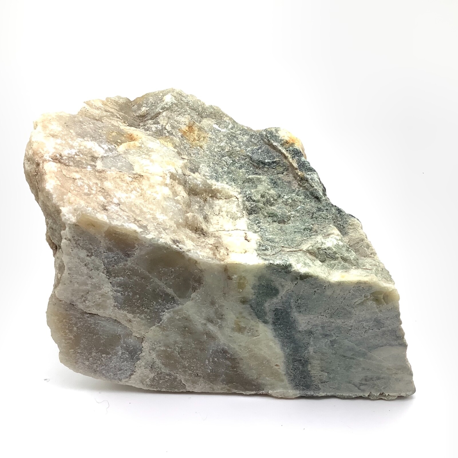 Siberian Jade Block Rough Honey Brown Green Nephrite Jade Stone Siberia 2655g