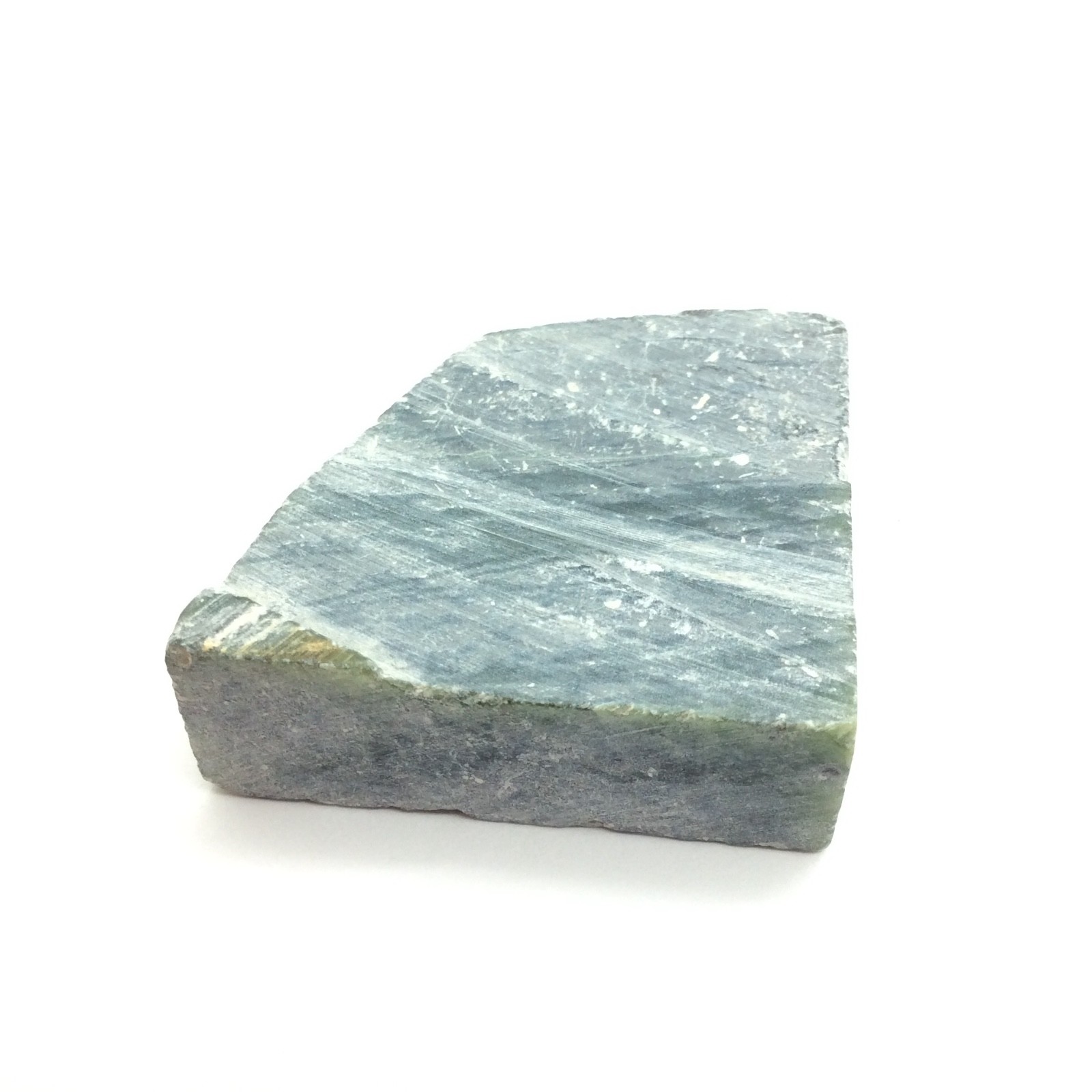 Siberian Nephrite Jade Slab Green Gem Stone Sayan Mountain Siberia Russia #27