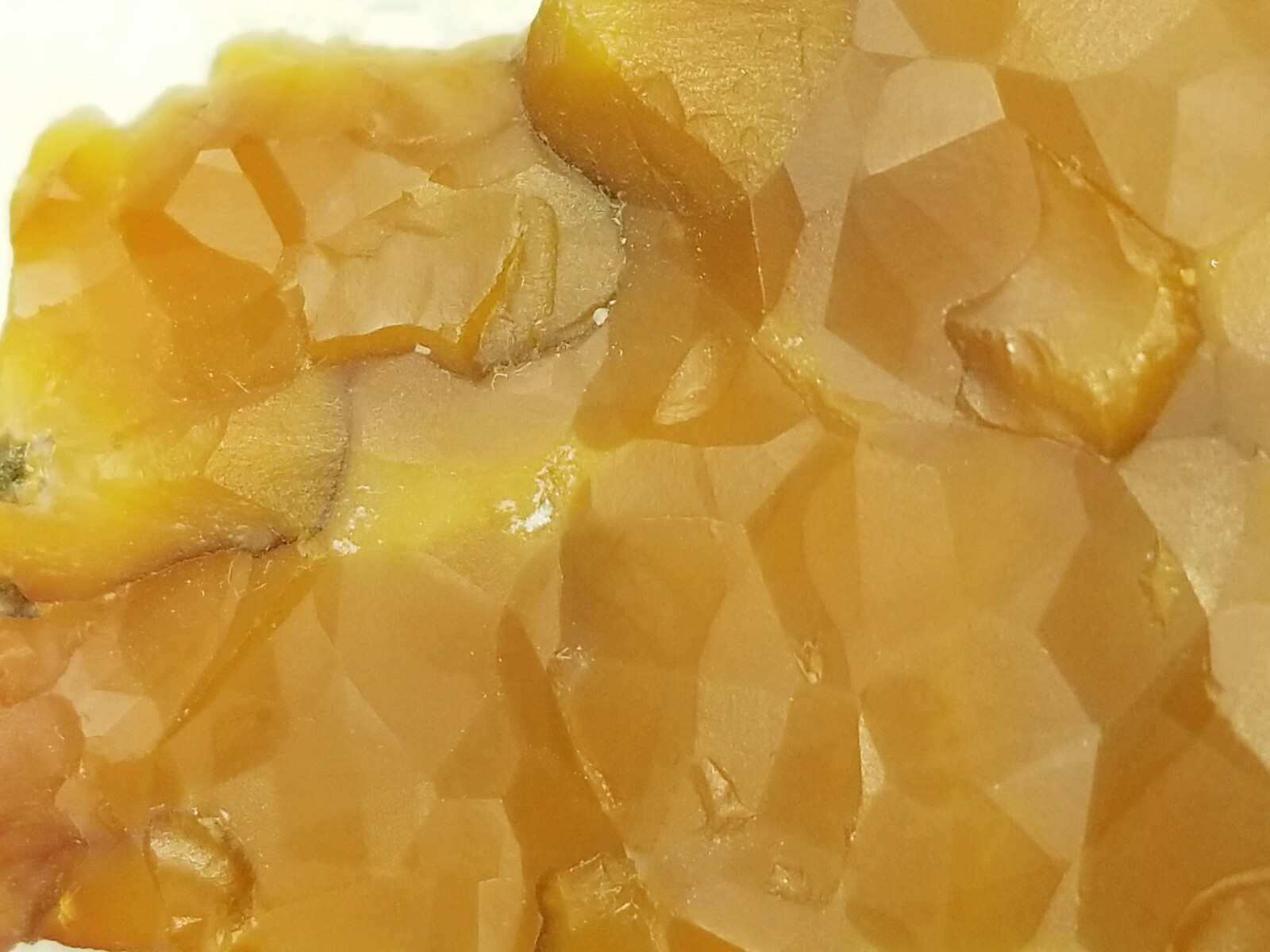 Geometric Pattern Orange Red Carnelian Crystal Mineral Specimen N Plainfield NJ