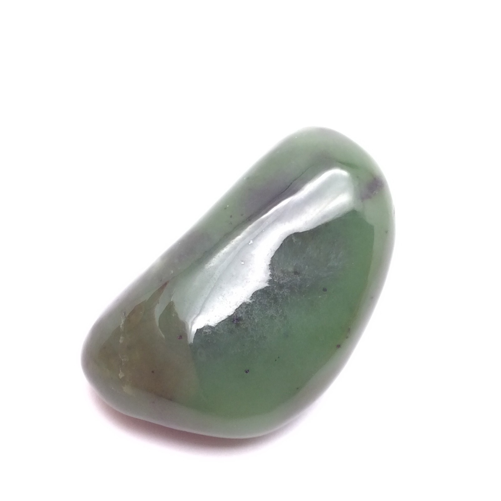 Siberian Jade Green Pebble Green Nephrite Jade Stone Sayan Mountain Siberia #21