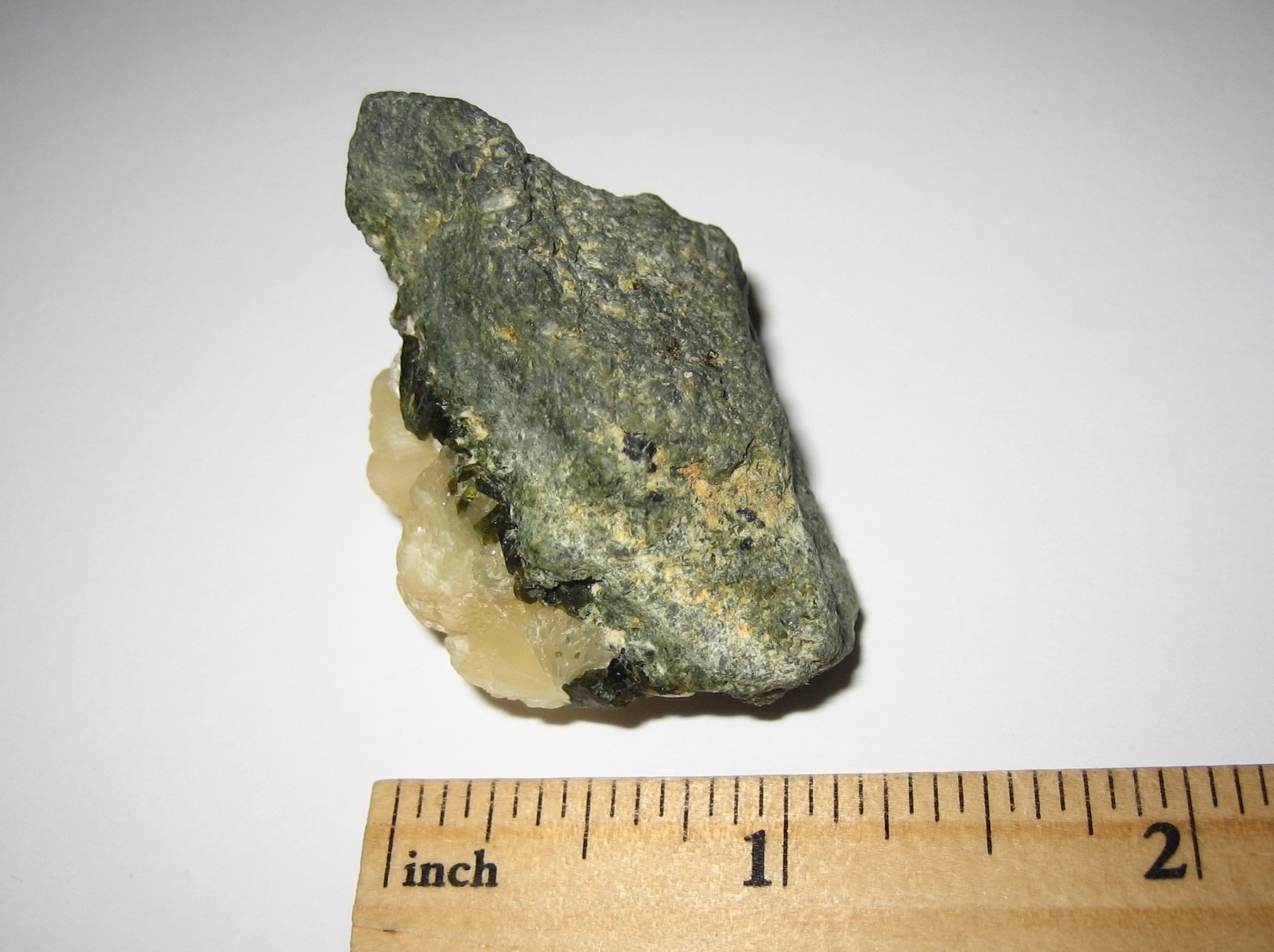 1.7″ BEAUTIFUL SMALL RARE! NATURAL STILBITE & EPIDOTE CRYSTAL CLUSTER MALI 34.6g