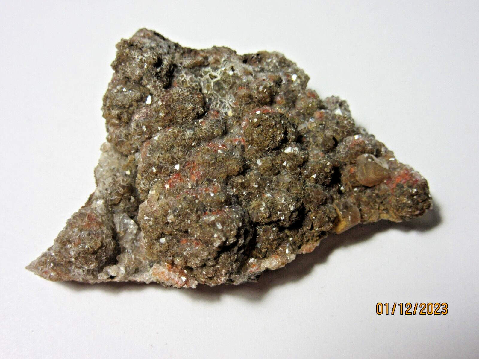 Natural Red Quartz Crystal CLUSTER 2 3/8″ Rough Collectible Reiki RQCCC-1