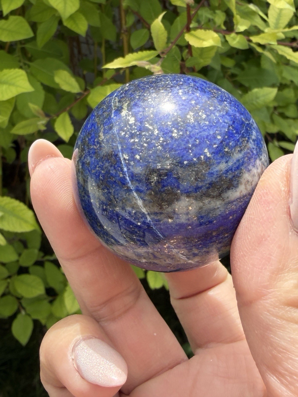 Wholesale Lot 8 pcs Natural Lapis Lazuli Sphere Crystal Healing Energy