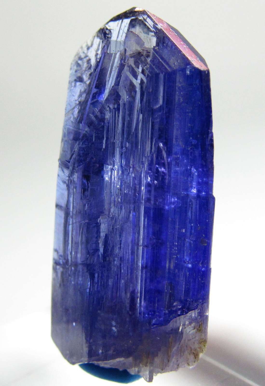 EXTRAORDINARY VIBRANT NEON PURPLE UNHEATED GEM TANZANITE CRYSTAL!!! TANZANIA