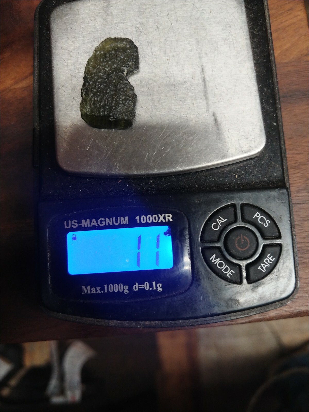 Moldavite from Czech Republic