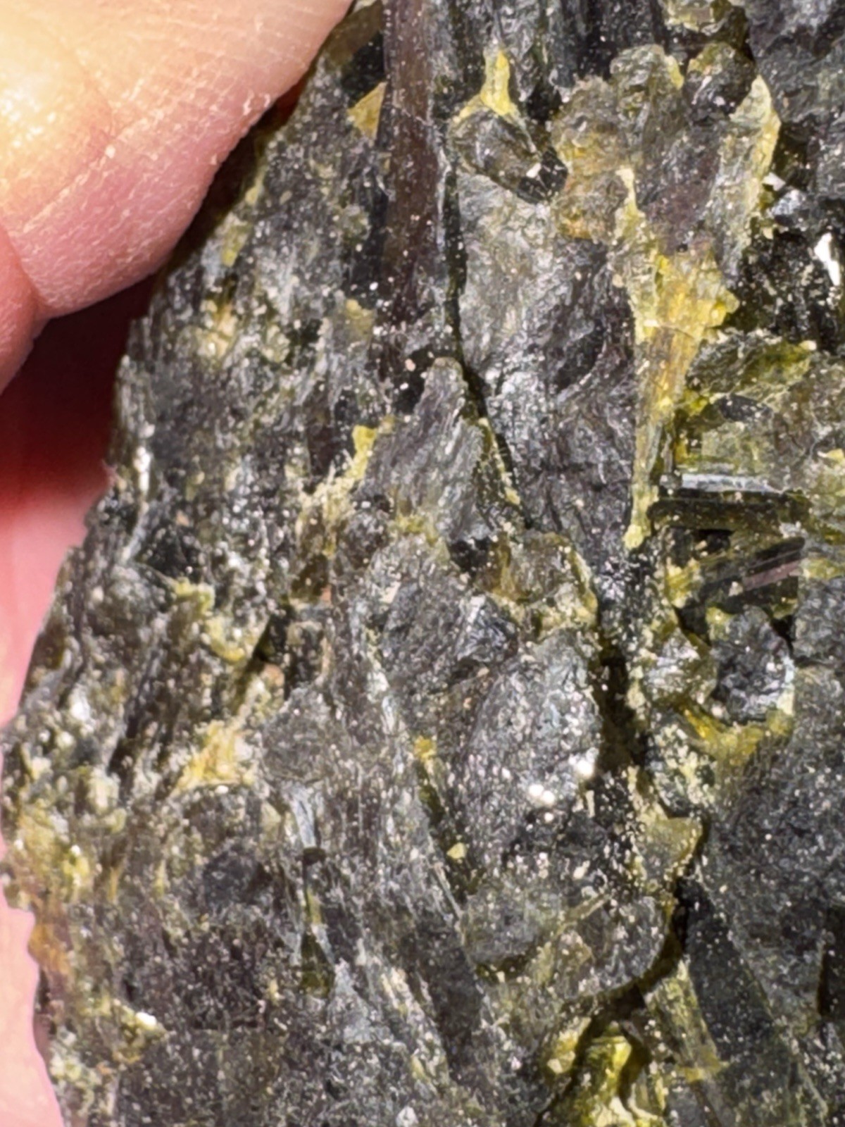 Epidote Crystal Specimen
