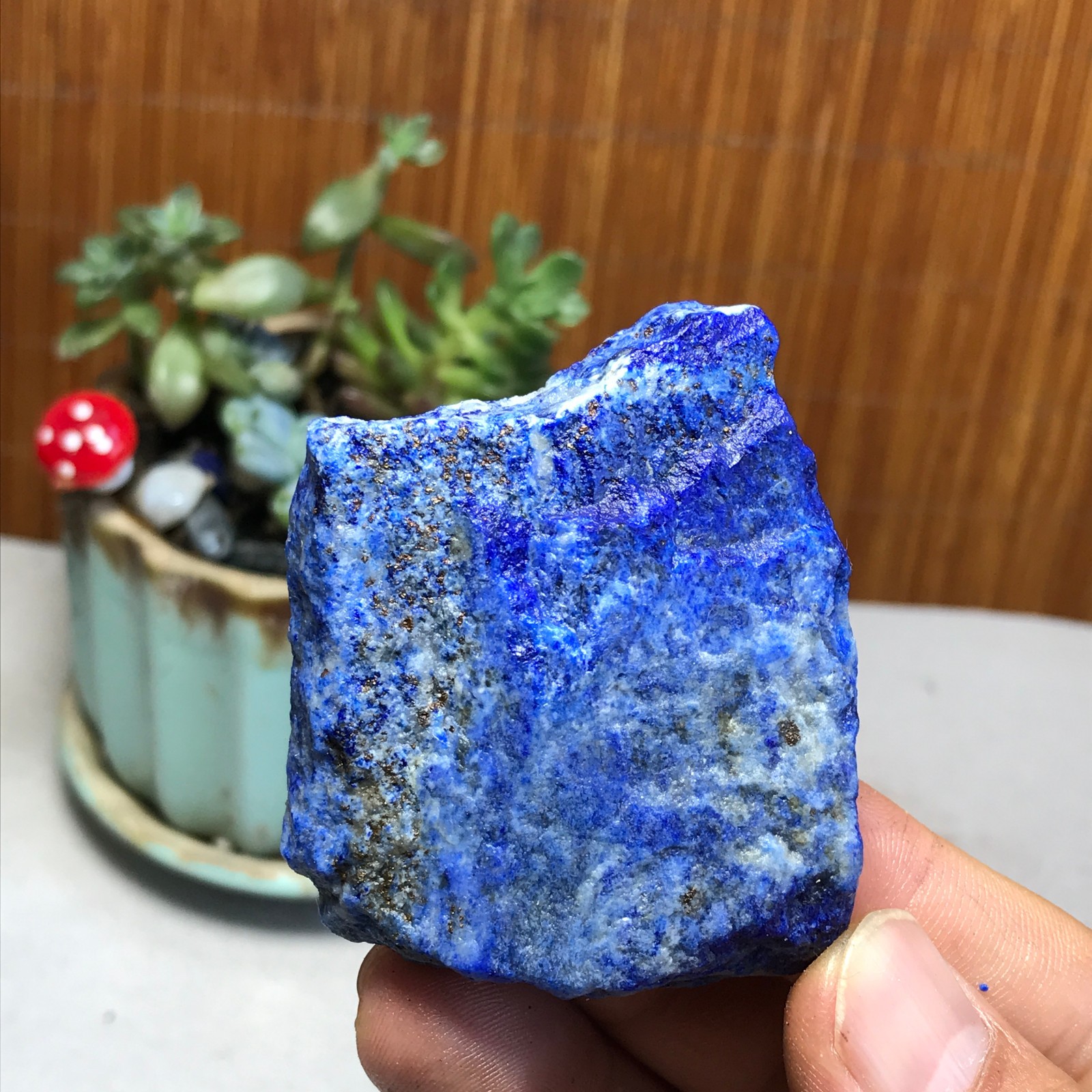 75g Natural lapis lazuli Crystal gemstone Rough Mineral Specimen healing A5696