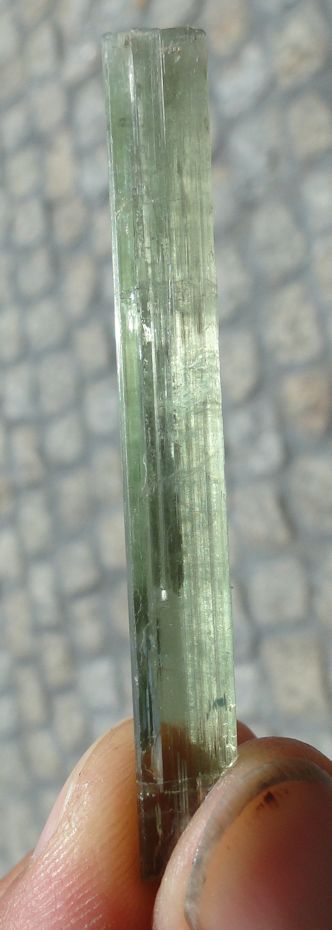 2-3/8″ Unique Green Color – Gem TOURMALINE – DRAVITE – Mwajanga, Tanzania !