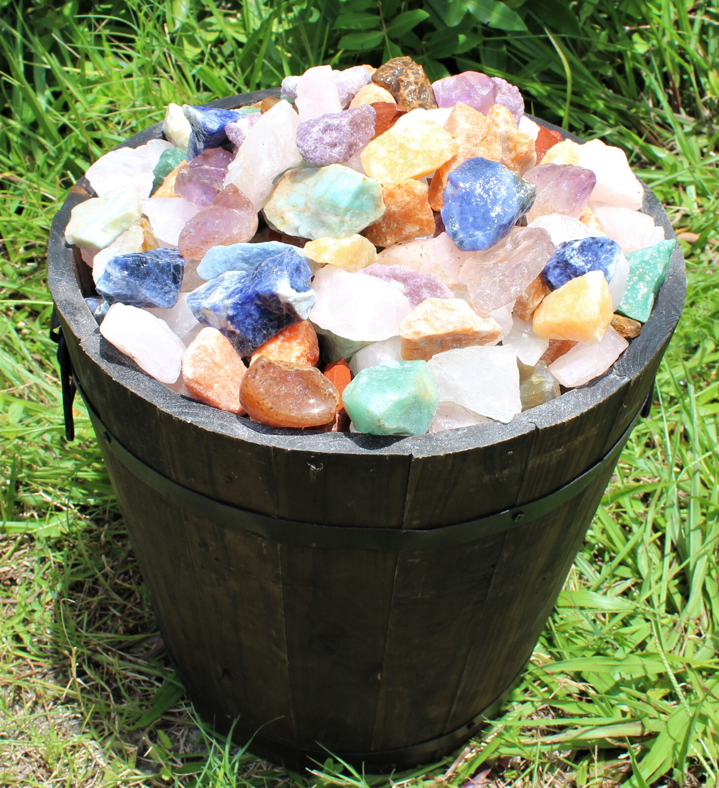 Rough Brazil Mix Crystals: Wholesale Bulk Lots – Choose oz or lbs (Raw Stones)