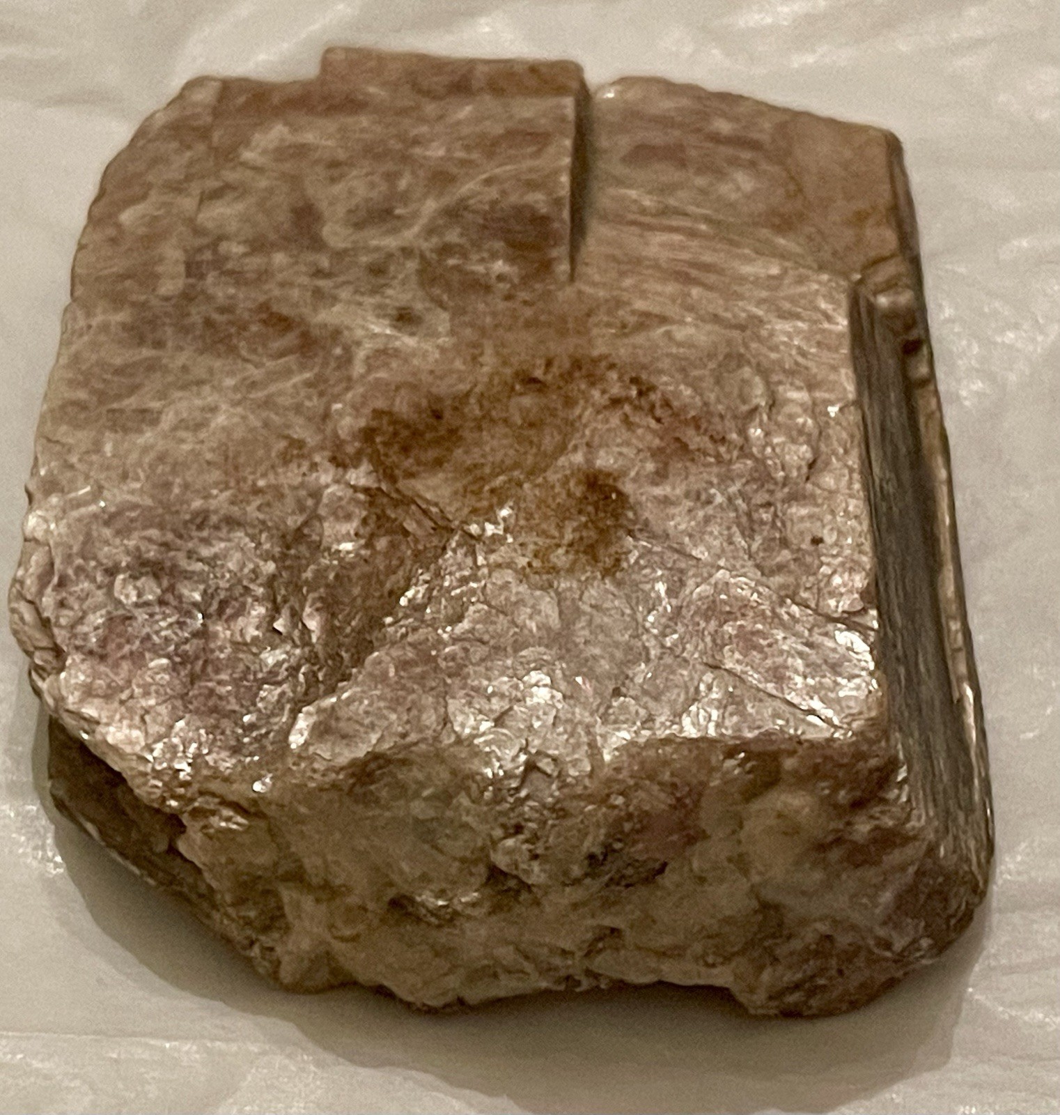 Muscovite Mica Book Hard Crystal Pink Shiny Layers Multicolor 79 Grams Beautiful
