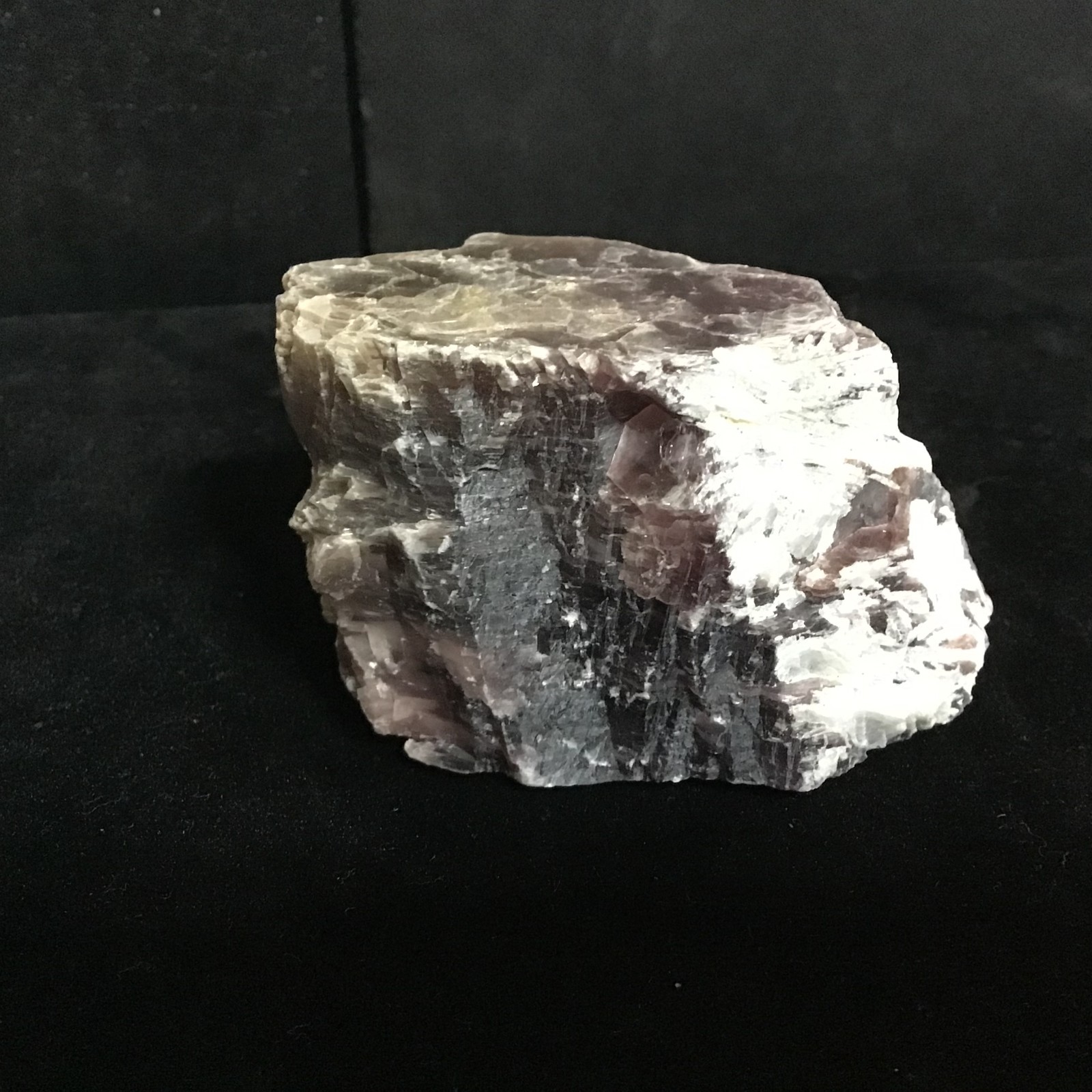 Purple Lepidolite Mica Specimen A Type Of Mica Lilac-Gray Coloring.