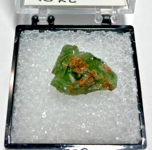 Ludlamite green crystal cluster Thumbnail from Potasi Bolivia