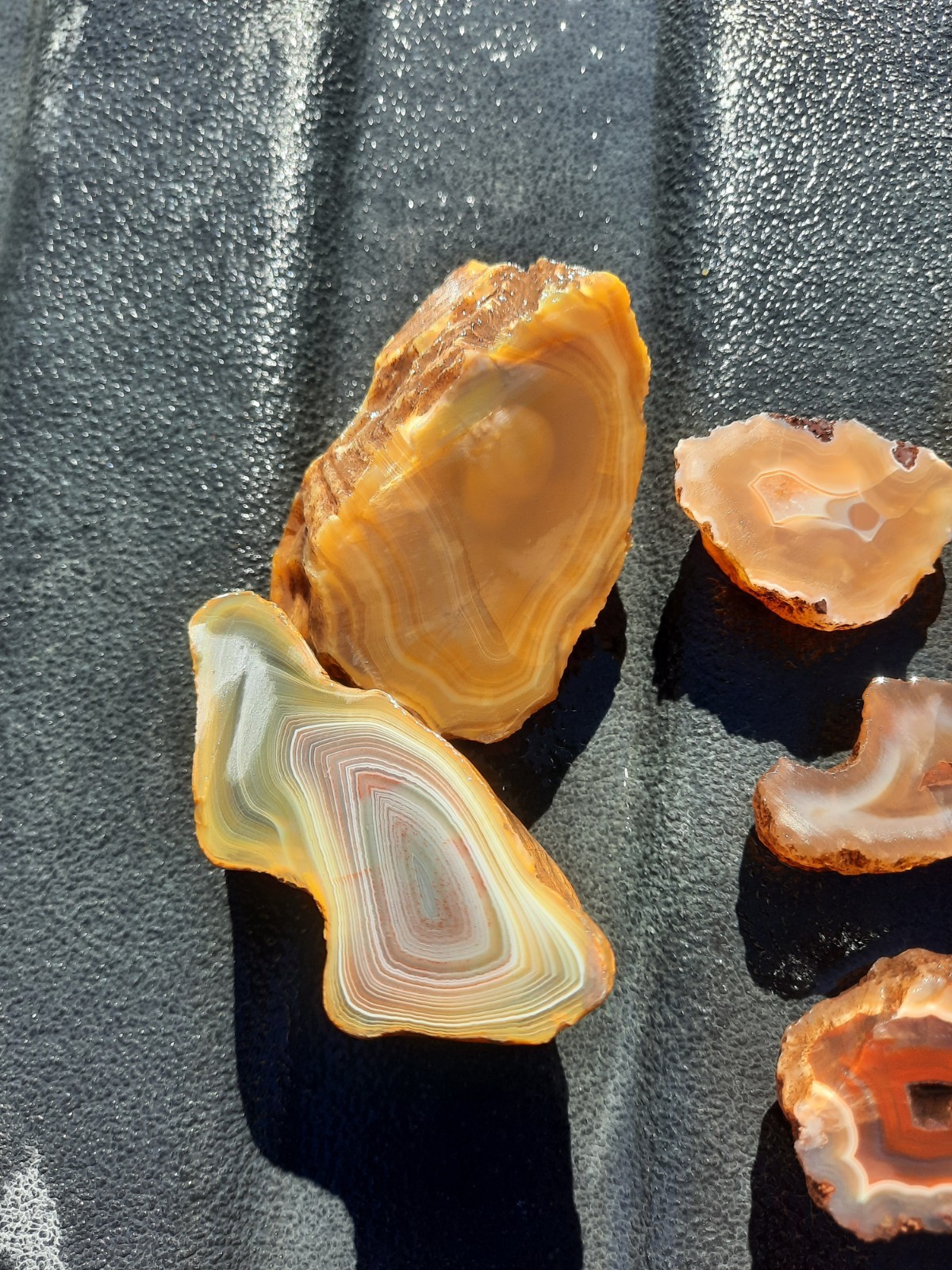 Mixed Agate Lot! Half Nodules Rough! 1 Lb.