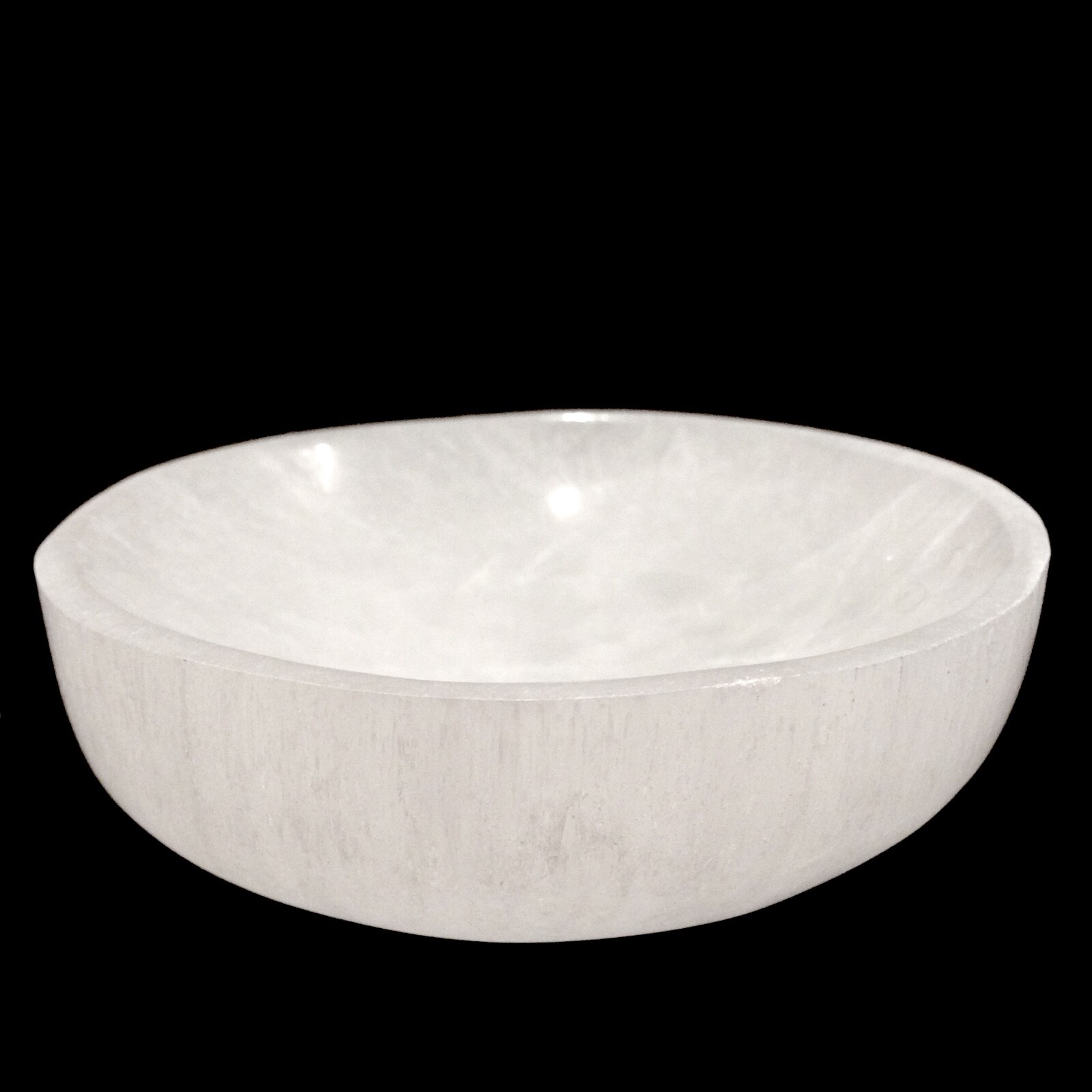 XL Selenite “Charging” Bowl White Crystal Stone Reiki CHARGED Healing Cleansing