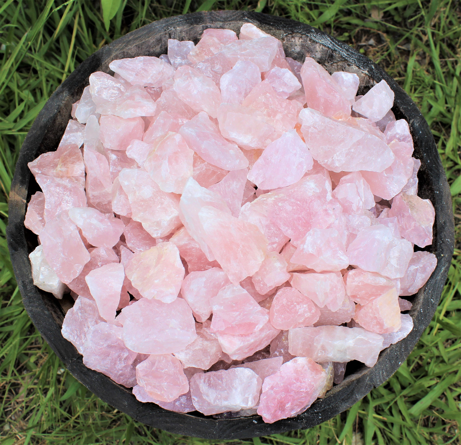 Single LARGE Rough Rose Quartz Raw Crystal Love Stone Natural Specimen (2″-3″)