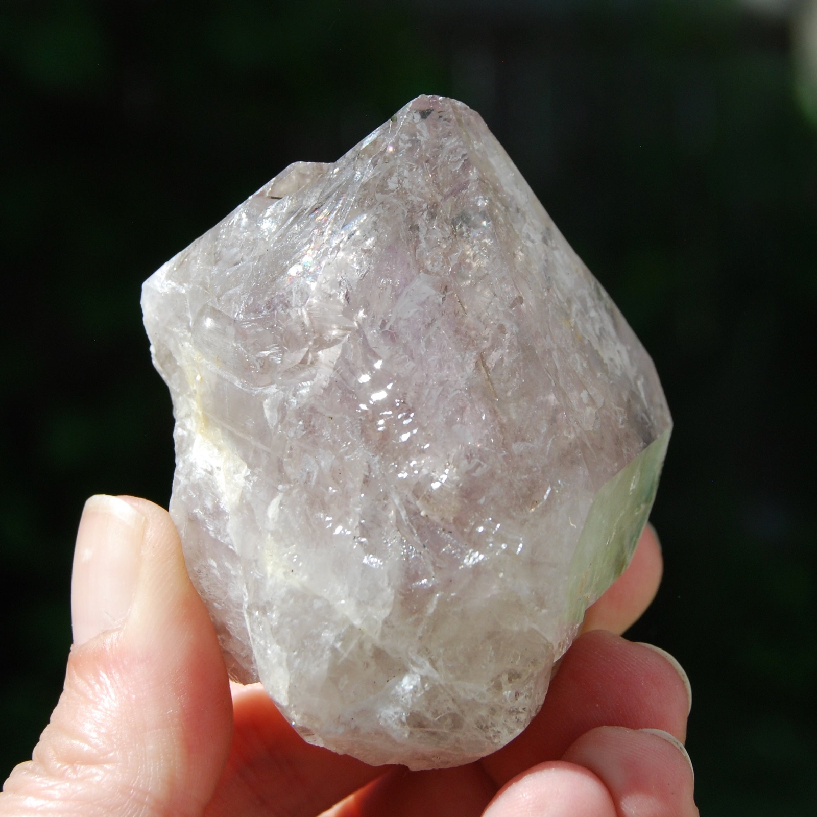 2.5in 145g DT ET Elestial Fenster Amethyst Quartz Crystal Point, Mali wa9