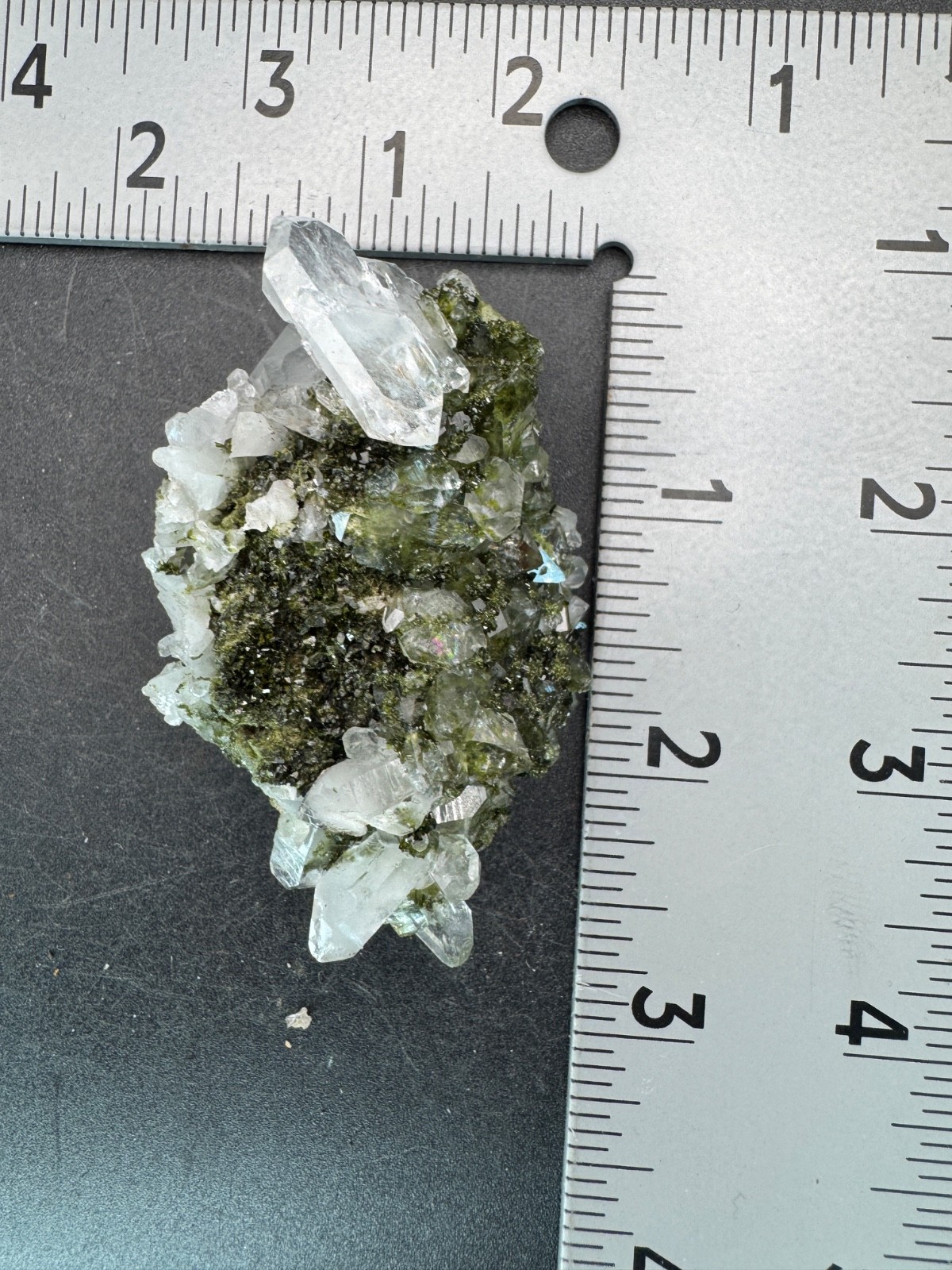 6827 Turkey “Forest” Epidote with Quartz 62g
