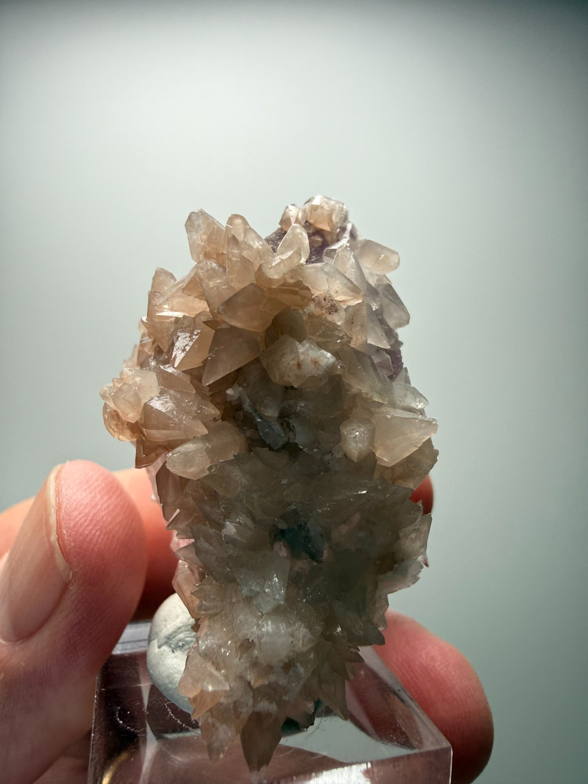 Beautiful Amethyst crystal with Red Calcite- Hubei Province, China! SALE $89!