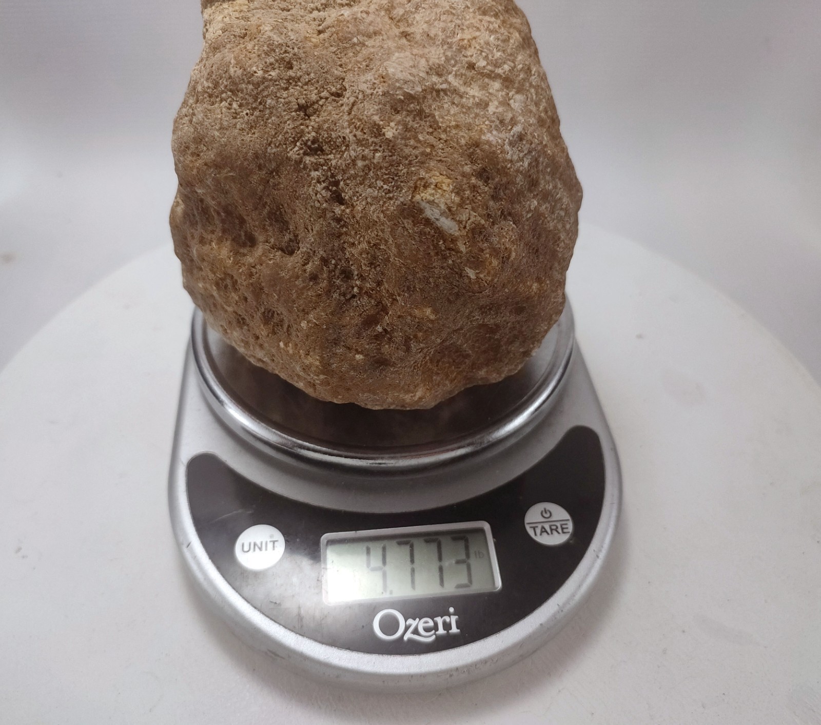 6″ Unopened Geode Break Your Own Hollow Rattler 4.7 LB Kentucky Quartz Crystal
