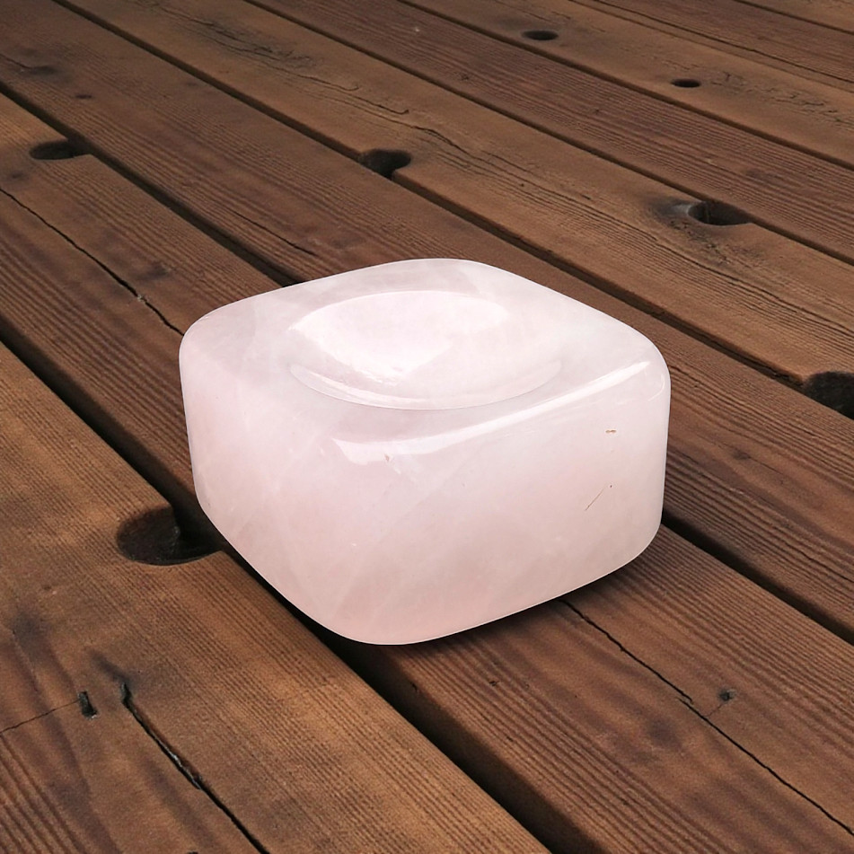Cube Sphere Stands – Rose Quartz, Obsidian, Opalite, Amethyst, Selenite & Glass