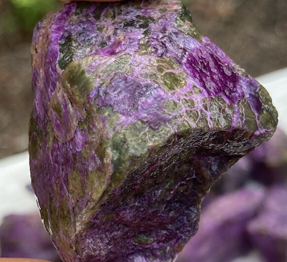 Natural STICHTITE & SERPENTINE Raw Healing Crystal Barberton South Africa 1.5-2″