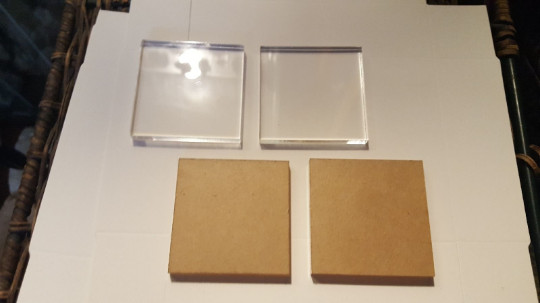 Clear Acrylic Square Bases Stands Mineral Collectible Mount Display 1/2″ Thick