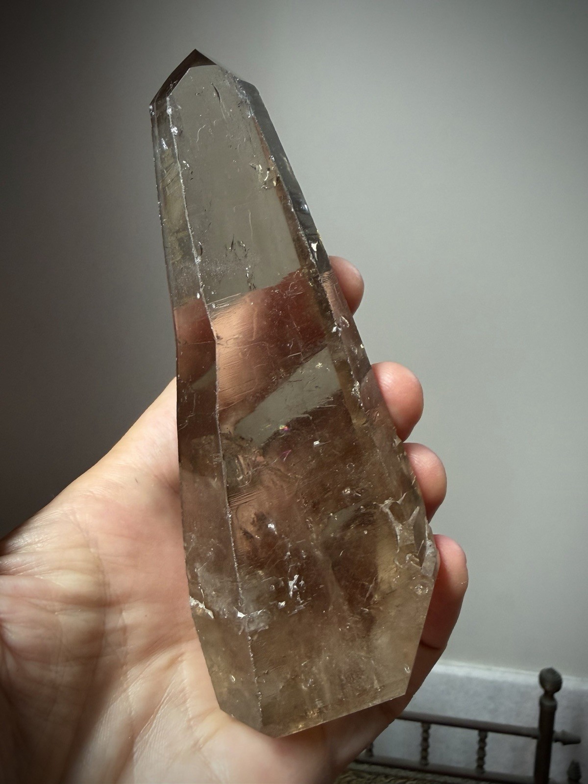 Natural Smoky Quartz Crystal Lemurian Quartz Crystal Brazil Quartz