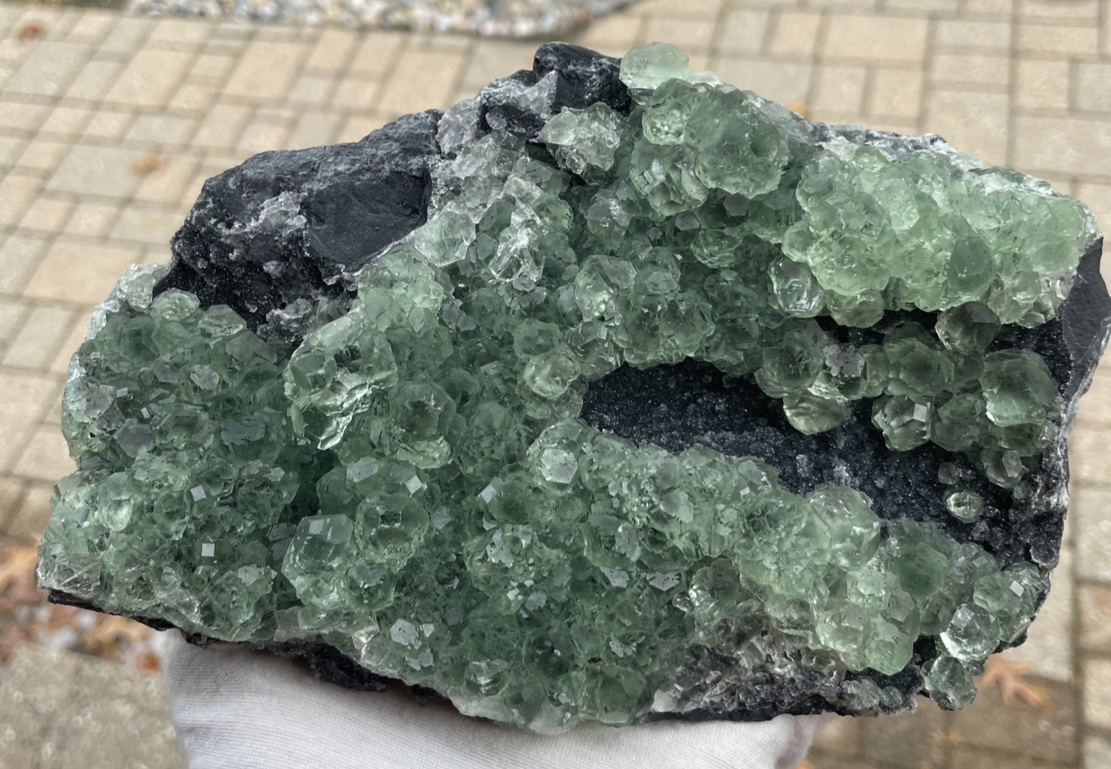 1152g, Transparent Green, Fluorite, Yiwu Co., Zhejiang Province, China