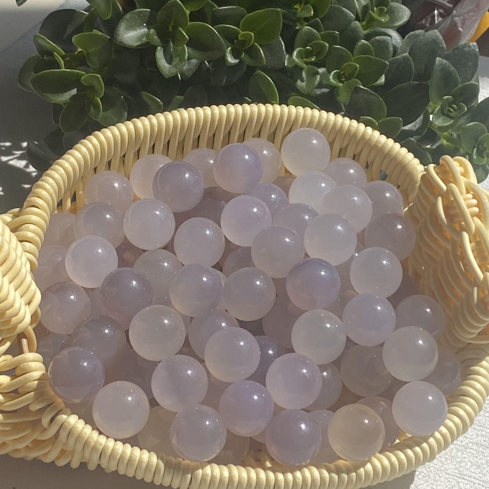 20pcs Wholesale Natural Grey agate Ball Quartz Crystal 15mm+ Sphere Reiki Gem