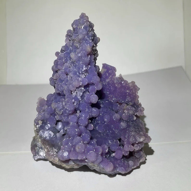 Grape Agate Botryoidal Chalcedony Crystal 3.8” Mineral – West Sulawesi Indonesia