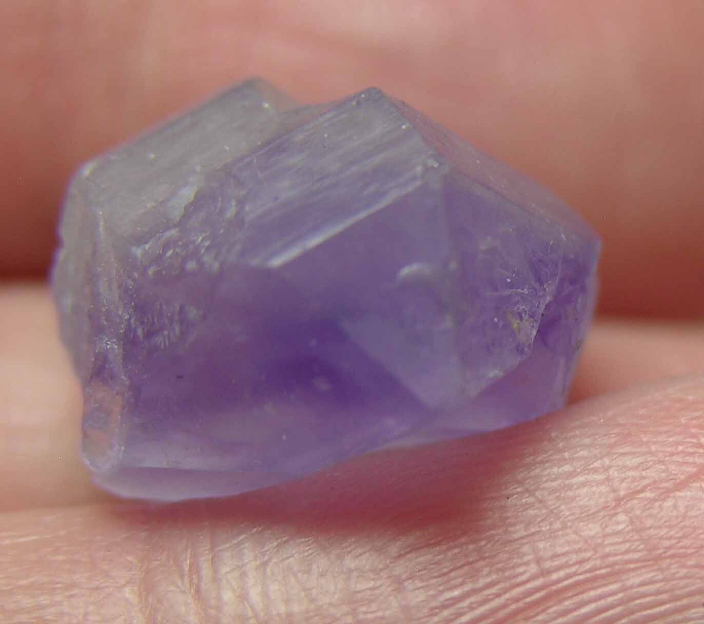 #55 Raw Rough 16.00ct 100% Natural Amethyst Crystal Point Pendant 3.20g 15.00mm
