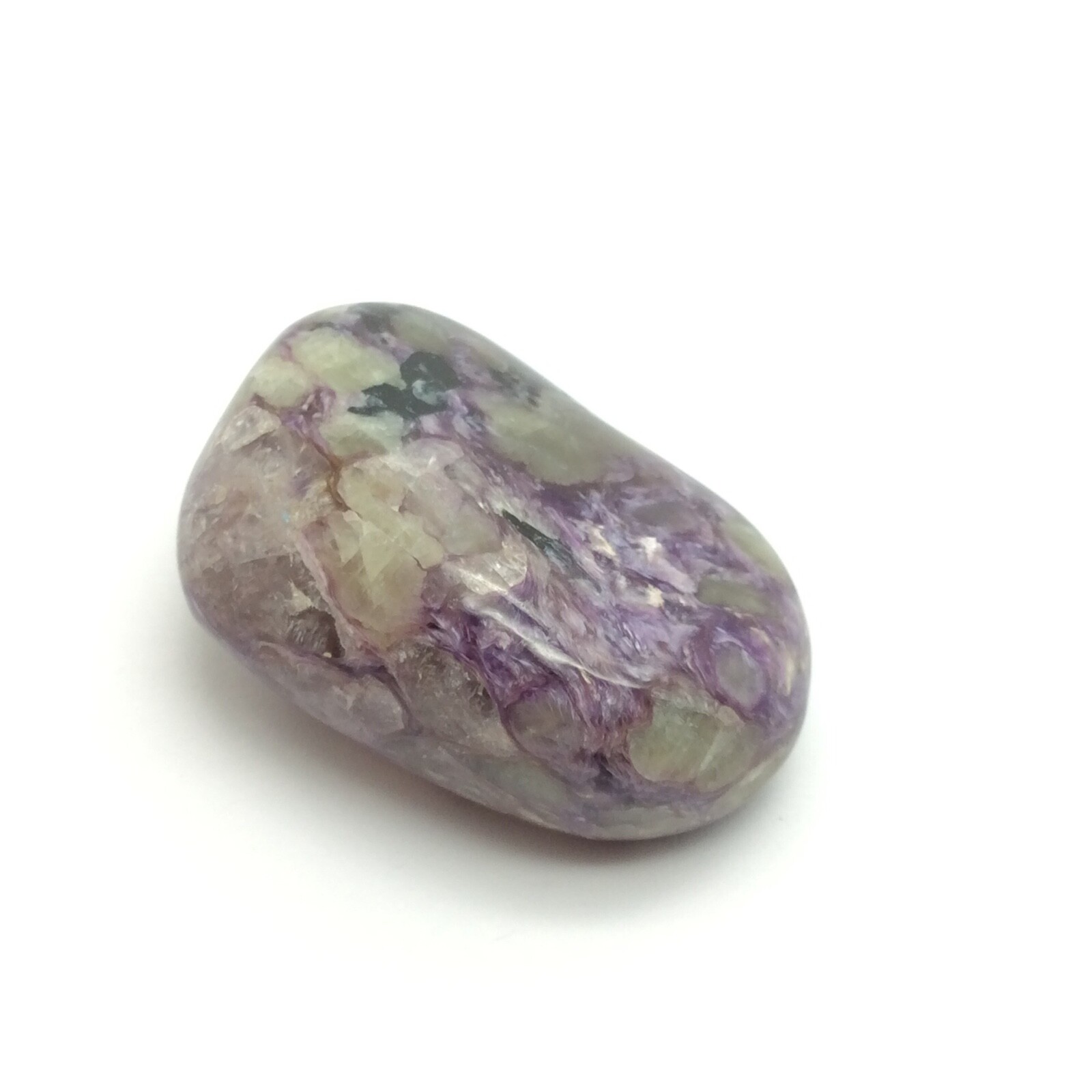 Charoite Pebble Purple Gem Stone Polished River Specimen Siberia #5