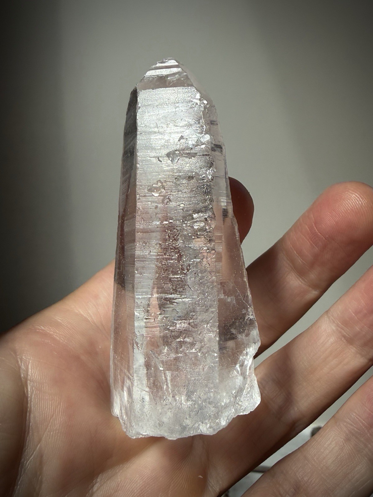 Lemurian Quartz Crystal Optical Quartz Self Healed Quartz Brazil Crystal